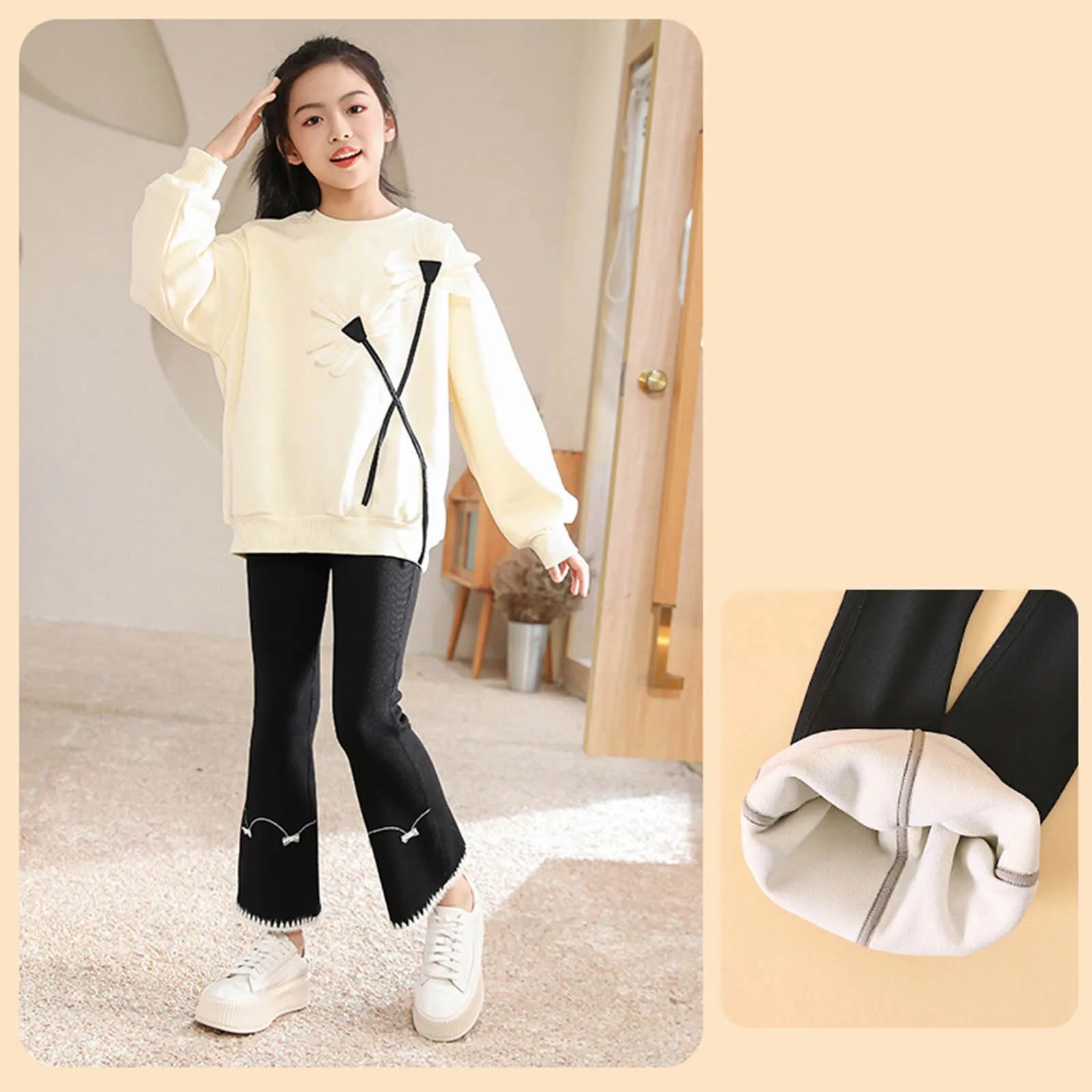 Girls Cotton Leggings